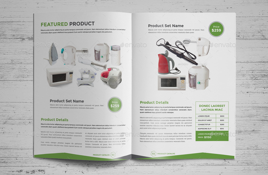 Product Promotion Catalog InDesign Template, Print Templates GraphicRiver